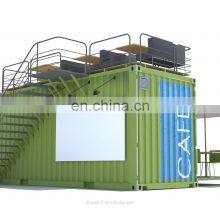 HIgh Quality Prefab Container Bar Folding Homes Flat-pack Labor Camp thumbnail-3
