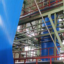 Геомембрана из HDPE голубого цвета толщиной 2