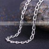Simple Design Fashion Jewelry Rhodium Plated Cheap Necklace thumbnail-2