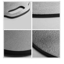 Factory Price Round Non-stick Camping Bbq Grill Roasting Pan Pre Seasoned Cast Iron Pizza Pan Griddle Plate With a Loop Handle thumbnail-5