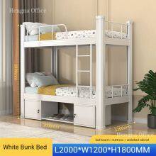 Steel Bunk Bed With Wooden Board HN-BB2016 | Durable Double Deck Bed | Safe & Sturdy for Youth Hostel thumbnail-2