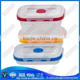 Popular and Good Tightness Transparent Silicone Picnic Lunch Box Storage Box thumbnail-2