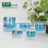 2015 Popular Crystal Round Plastic Cosmetic Jar for Skin Care Cream thumbnail-2