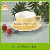 Ceramic Cookie Holder Mug With Saucer , T/T thumbnail-1