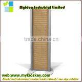 Luxury Classical Portable Wooden and Metal Clothing Store Display Rack thumbnail-2