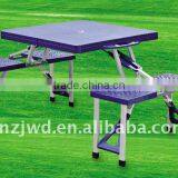 Outdoor Plastic Folding/Picnic Table thumbnail-1