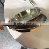 Forged/Pressed 3ply Clad Aluminum Copper Non Stick Fry Pan Cookware Used in Chef thumbnail-1