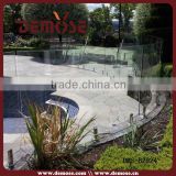 stainless steel glass swimming pool safety balustrade system and clamps fitting
