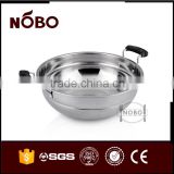 stainless steel commercial electric&gas burner wok