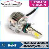 America Hot Selling Factory Price SpeedLight 32W 3000LM M3S LED Headlight Bulb For Motorcycles