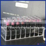2016 clear acrylic lip gloss / lipstick nail polish display stand