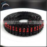Hip Hop Men's Heavy Diamond Necklace, Men's Black Necklace thumbnail-2