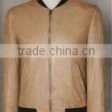 2014 New Fashion Customized Outdoor Leather Jacket Women thumbnail-1