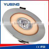 AC85-265V 4W RGB LED Downlight Recessed Round