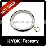 KYOK Fancy Silver ABS Plastic Curtain Rings, China Supplier Curtain Accessories Shower Bath Curtain Rings for Houseware System thumbnail-2