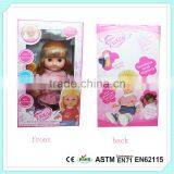 Plastic Connecting Toys Girl Dress Asian Doll 16 Inch Vinyl Doll With Fashion Dress Baby Doll thumbnail-6