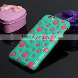 2015 Hot Selling Simple Back Cover, 3D Polka Dots Leather Case For IPhone 6 thumbnail-4
