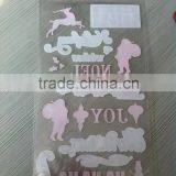 M-P005 Merry Christmas Glitter Pvc Sticker,removable Sticker Paper,pvc Sticker Paper thumbnail-2