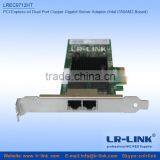 LREC9712HT PCI Express x4 Dual Copper Port 10/100/1000Mbps Network Card (Intel I350AM2 Based) thumbnail-3