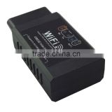 Black WiFi Elm327 Wireless OBD2 Auto Scanner Adapter Scan Tool