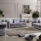 Neoclassical Foil Furniture Fabric Chesterfield Design Sofa AL191 thumbnail-6