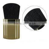 Small Golden Flat Brush Blusher Brush With Goat Hair Plastic Handle thumbnail-1