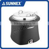 SUNNEX Professional Luxury Brown 304 Bain Marie With Free Ladle Hotel Soup Warmer thumbnail-4
