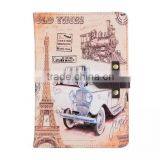 Retro Colorful Painting Flip Standing Pu Leather Case For IPad Pro With Sleeping Function thumbnail-3