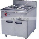 Gas Bain Marie With Cabinet