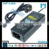 Newest for 3d Printer 110v ac 24v 1.25a dc Power Supply