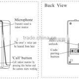7 Inch High-strength Tempering Glass 2.4ghz Digital Long Range Multi Apartment Wireless Video Door Phone Intercom thumbnail-6