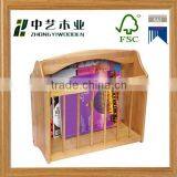 Factory Price Wholesale Desktop Handmade Custom Wooden Magazine Rack File Holder thumbnail-1