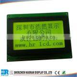 12864 LCD module graphic lcd module yellow-green with backlight