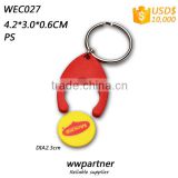 2.3 cm Your Custom Logo Plastic Token for Shopping Cart