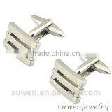 Fashion Silver Tone Suits and Shirts 316l Stainless Steel Cufflink Findings thumbnail-1