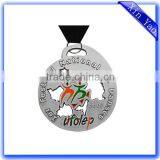 China Factory Die Cast Enamel Silver Souvenir Medals
