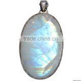 Sterling Silver Oval Pendant thumbnail-1