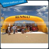 Yellow color inflatable beach tent/ yellow color inflatable canopy tent for event used