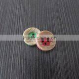 Special Technich Made Wooden Color Plastic Button