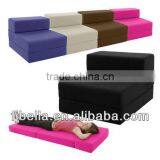 COTTON Single Chair Bed Z Guest Fold Out Futon Foam Sofa Chairbed Matress foam