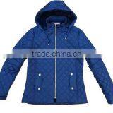 Apparel Stocks Lady Warm 75D Polyester Padded Jacket With Hoody thumbnail-4