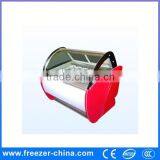 Hard Italian Gelato Batch Cabinet Case Chiller Refrigerator Cooler Ice Cream Display Freezer thumbnail-1