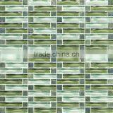 Arch Crystal Glass Mix Stone Mosaic Tile for Home Interior Decoration /wallpapers(PMGSL061)