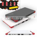 Travel Power Bank Flashlights Led Screen 12000mah Usb Portable Power Bank External Battery