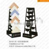 E018 Double Size Simple Metal Display Rack for Ceramic Tiles/Marble Stone Samples/Granite Tiles Display Stand