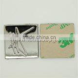 CR-ML00028 Wholesale Brand Logo Permanent Adhesive Metal Label With Great Price thumbnail-2