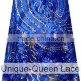 High Grade Tulle Lace/nigerian French Lace Fabric/African Style Designs Embroidery Fabric thumbnail-3