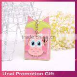 Cartoon PVC Credit Card Holder Keyring Key Chain Sleeve Set Bus Card Case Bag Birthday Gifts thumbnail-2