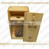 Pine Wood Wine Case thumbnail-1