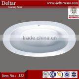 2015 Good Design Oval Plastic Tub,Saudi Arabia Bathtub,Saudi Arabia Sanitary Ware